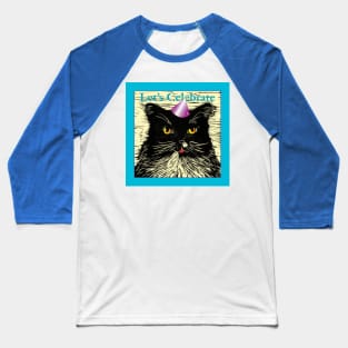 Celebrating Cat Baseball T-Shirt